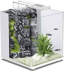 Acquario Nanux Rock Bianco 18L