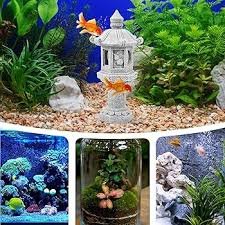 Ornamento da Giardino Pagoda per Acquario Mini GANAZONO