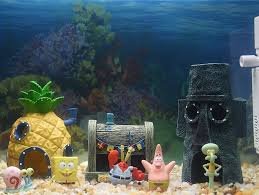 Be Sailed Spongebob - Decorazione Acquario con Pesci (3 Pezzi)