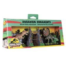 Decorazioni Acquario Jurassic Park - Set 3 Ornamenti Ufficiali