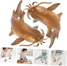 Ornamento Giocattolo Pesce Gatto Simulato - Set da 2 Pz