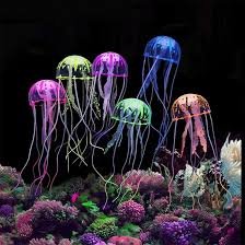 Decorazioni per Acquario: 6 Meduse Artificiale Colorate